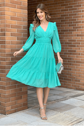 Verde em LINHA FESTA VESTIDOS CURTOS E MIDIS arrazo